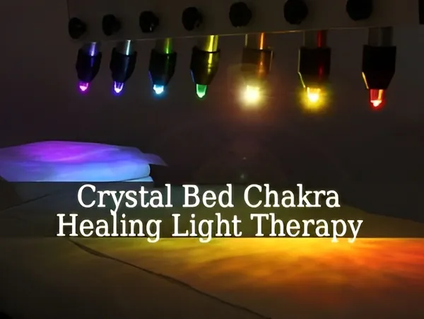 Crystal bed chakra healing light therapy session in Boston
