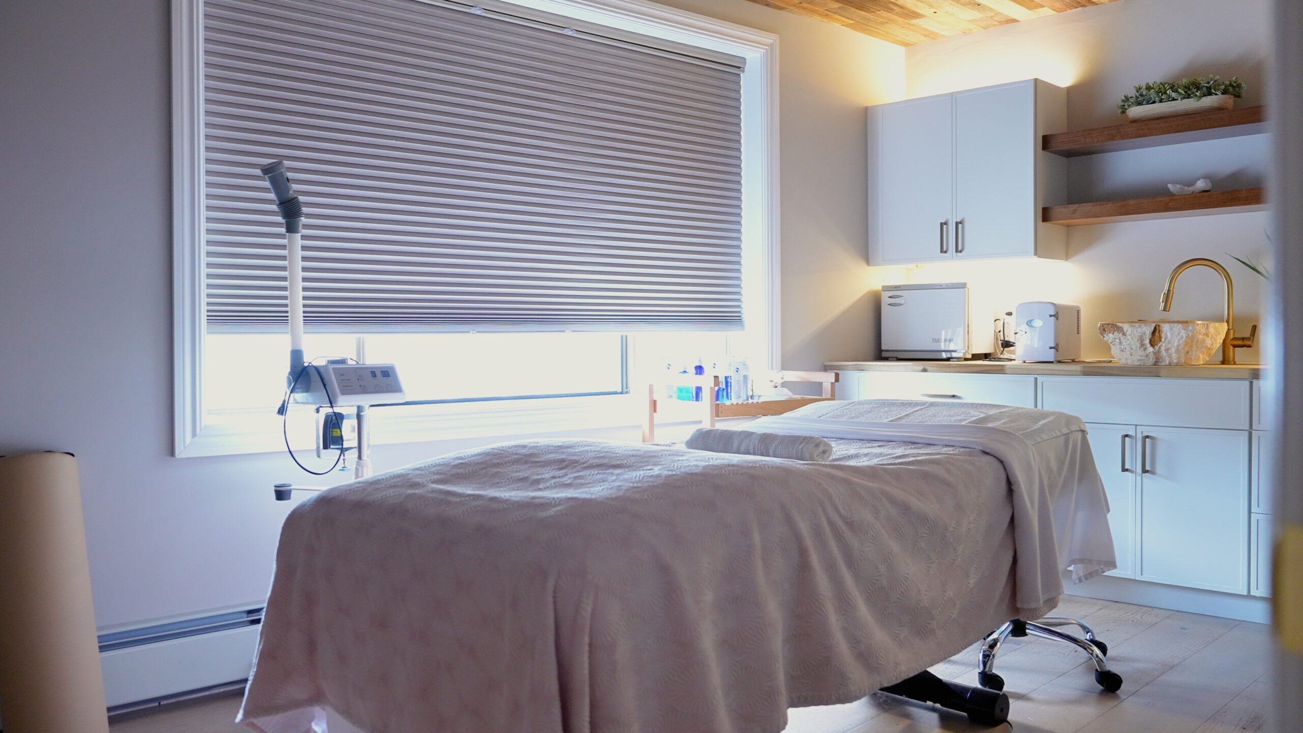 Facial consultation at Philip Edward Salon and Spa in Charlestown